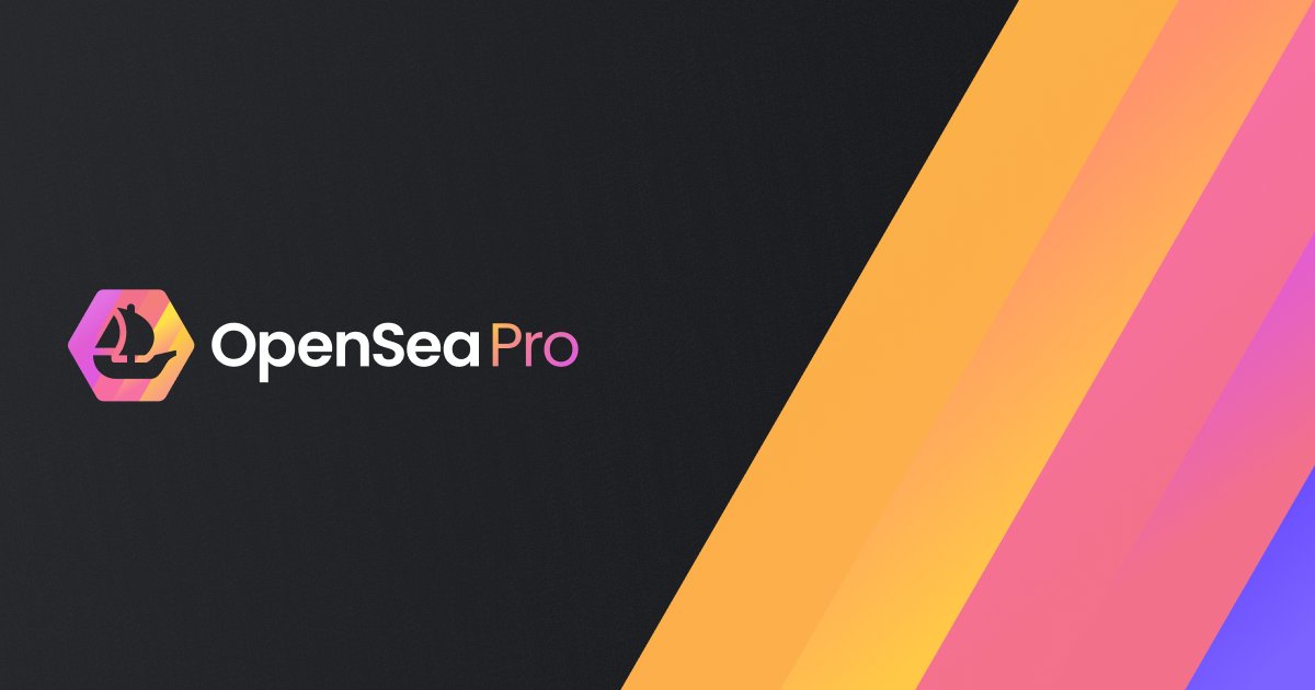 OpenSea Pro is now live!

Visit #openseapro now and claim your early access reward 🚀

Come join now! 🔗 opensea-pro.io

#airdrop #opensea #eth #nftcommunity #web3  #NFTNYC2023 #boredapeyc