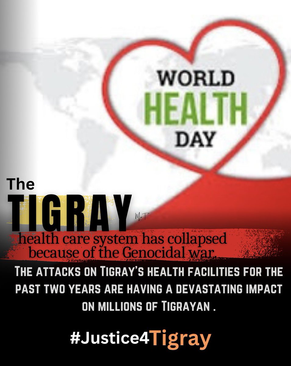 Over 130k women & girls Raped On this #WorldHealthDay2023 These victims still need psychological support, & health facilities across #Tigray are in need of restoration . #Justice4Tigray #TigrayGenocide #RebuildTigray @UN_Women @SecBlinken @UNICEF @UN_HRC @EUCouncil @ICRC @UN