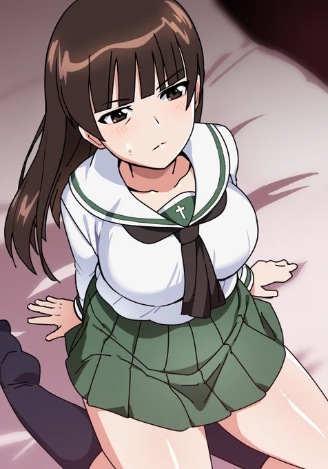 昔描いたお気に入り家元を再アップ日本一娘の制服が似合うふしだらな母! 