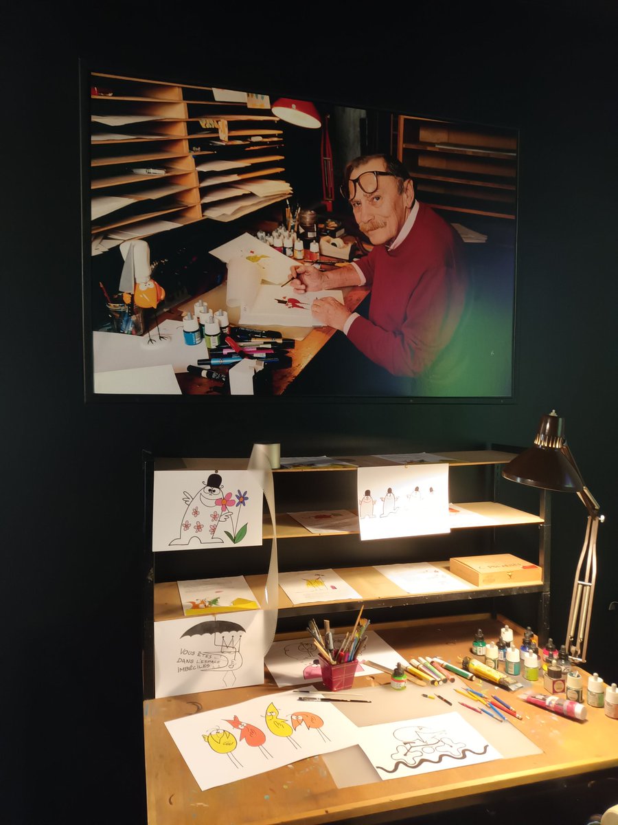 #Cherbourg #Cotentin
Plaisir de retrouver l'univers des #Shadoks au planétarium #Ludiver dont l'organisation est mise en regard de nos connaissances scientifiques ! 
Petite info du jour : Jacques Rouxel (1931-2004), leur créateur, est né à #Cherbourg !! CQFD !