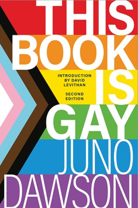 Berlinnaeus's tweet photo. I read "This Book Is Gay" last night and, as an aul' one who left school in the 1970s, I wasn't terribly shocked by any of the content. I can't help feeling that much of the outrage is coming from people whose own sex education was sorely lacking. 
Visit the library - and read! https://t.co/pcwZqcQ7F3