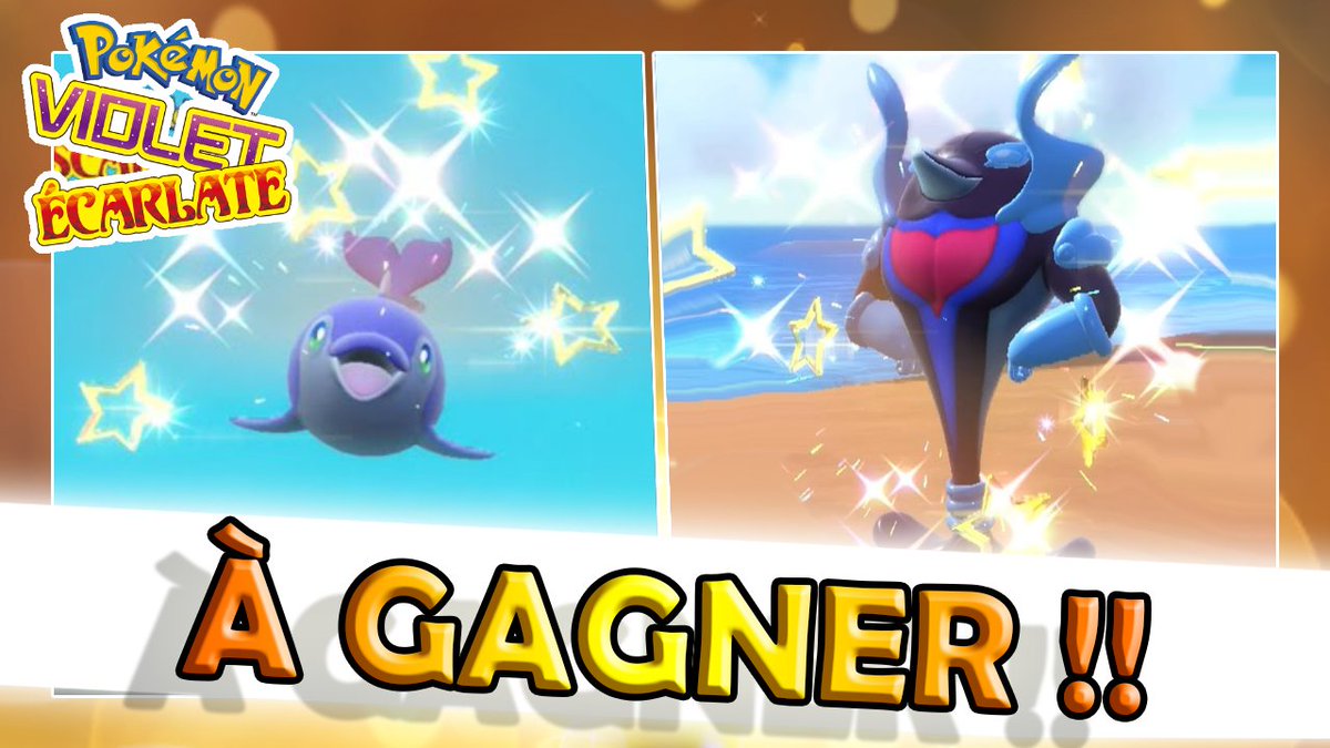Joenesteam's tweet photo. À GAGNER !!
 - DOFIN SHINY

Pour fêter la sortie de mon tuto Métamorph 6IVs ANG/JAP les amis, j'offre un Dofin shiny à l'un(e) d'entre vous qui aura Liké &amp; Retweeté le Tweet de mon Tuto !!

Post concerné :
https://t.co/byTnXP8lfv https://t.co/iXxQI1FyA1