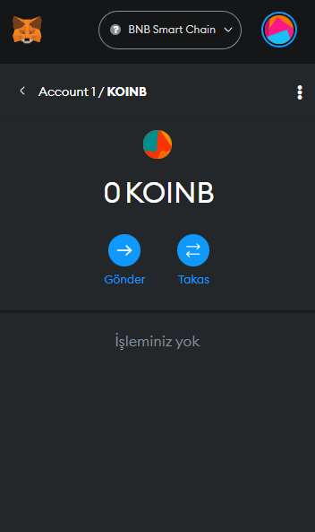 MetaMask'ta şimdiden yerimizi alalım 😎💙⌛️

#koinb #Bitexen5Yaşında #bitexen #kriptopara