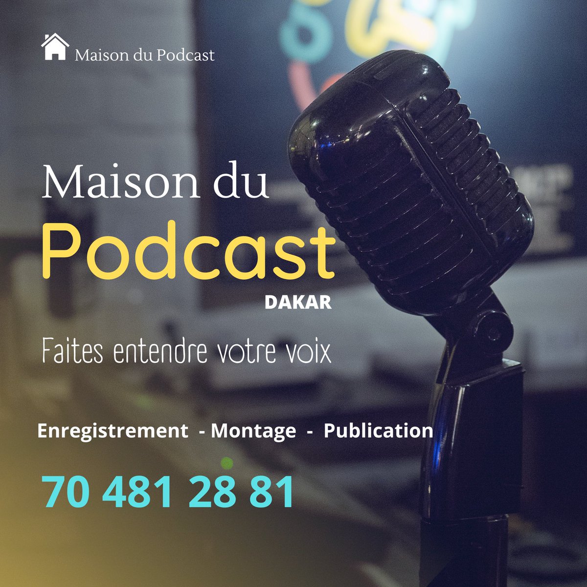 elibdiago's tweet photo. Hello les amis!

Venez prendre le mic 🎤, c’est l’année du partage 🤳🏿

Vous avez une idée de podcast ? 

Nous avons l'équipement et l'expertise pour vous aider à enregistrer et diffuser vos épisodes.

Contactez-nous dès maintenant pour en savoir plus 

#woloftech #kebetu https://t.co/EiHIHsOlQm