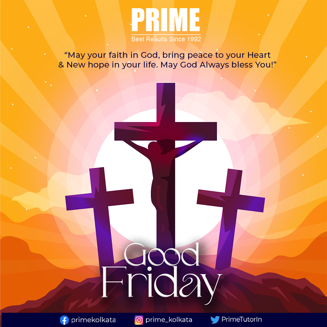PrimeTutorIn's tweet photo. Let's remember the love and sacrifice of Jesus on this holy Friday

Wishing you all a blessed Good Friday

#goodfriday #easter #jesus #jumatagung #love #stayhome #happyeaster #friday #easterweekend #jesuschrist #prime https://t.co/g6XQYxzvCU