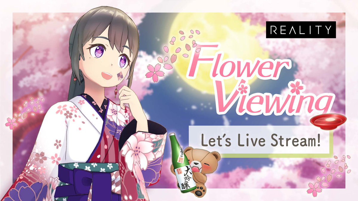 REALITY_app_en's tweet photo. 🌸Flower Viewing🌸
Flower Viewing will be held on April 13th.
If you live stream during this period, you may also enjoy the cherry blossoms at night.
April 13th 00:00-23:59(JST)
https://t.co/K20yxMrlvk
#REALITY
#REALITY_FlowerViewing https://t.co/2ESgBZb2Tk