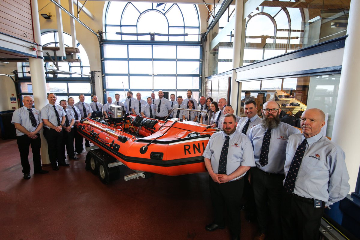 Blackpool RNLI double naming ceremony at the lifeboat station for the new D Class inshore lifeboats D-862 Phyllis Rowan and D-864 Blackpool Endeavour. #rnli #lifeboat #lifeboats <a href="/RNLIBlackpool/">RNLI Blackpool</a>