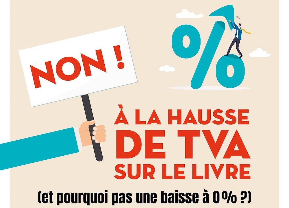 NON À LA HAUSSE DE TVA SUR LE LIVRE 📚💸
✍️Signez la pétition : chng.it/tTq6SX8q 

#livres #librairies #lecture #tva #prix #crise