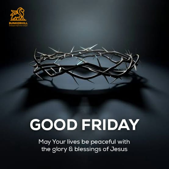 BunkerhillOffi1's tweet photo. May the significance of Good Friday fill your heart with gratitude and inspire you to live a life of humility, kindness, and faith. Have a meaningful day.

#GoodFriday https://t.co/AfrcXNkVaw