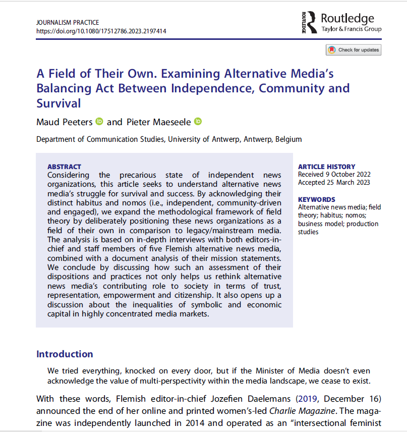 Pieter Maeseele tweet media