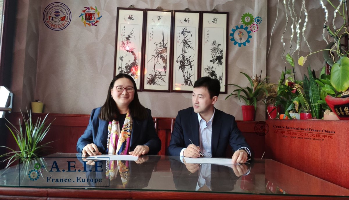 DesEntreprises's tweet photo. C'était un beau succès et une belle rencontre entre les dirigeants français et chinois! Une signature d’accord de la coopération a été faite.  

#affairesfrance #dirigents https://t.co/FJ5lFgZNiz