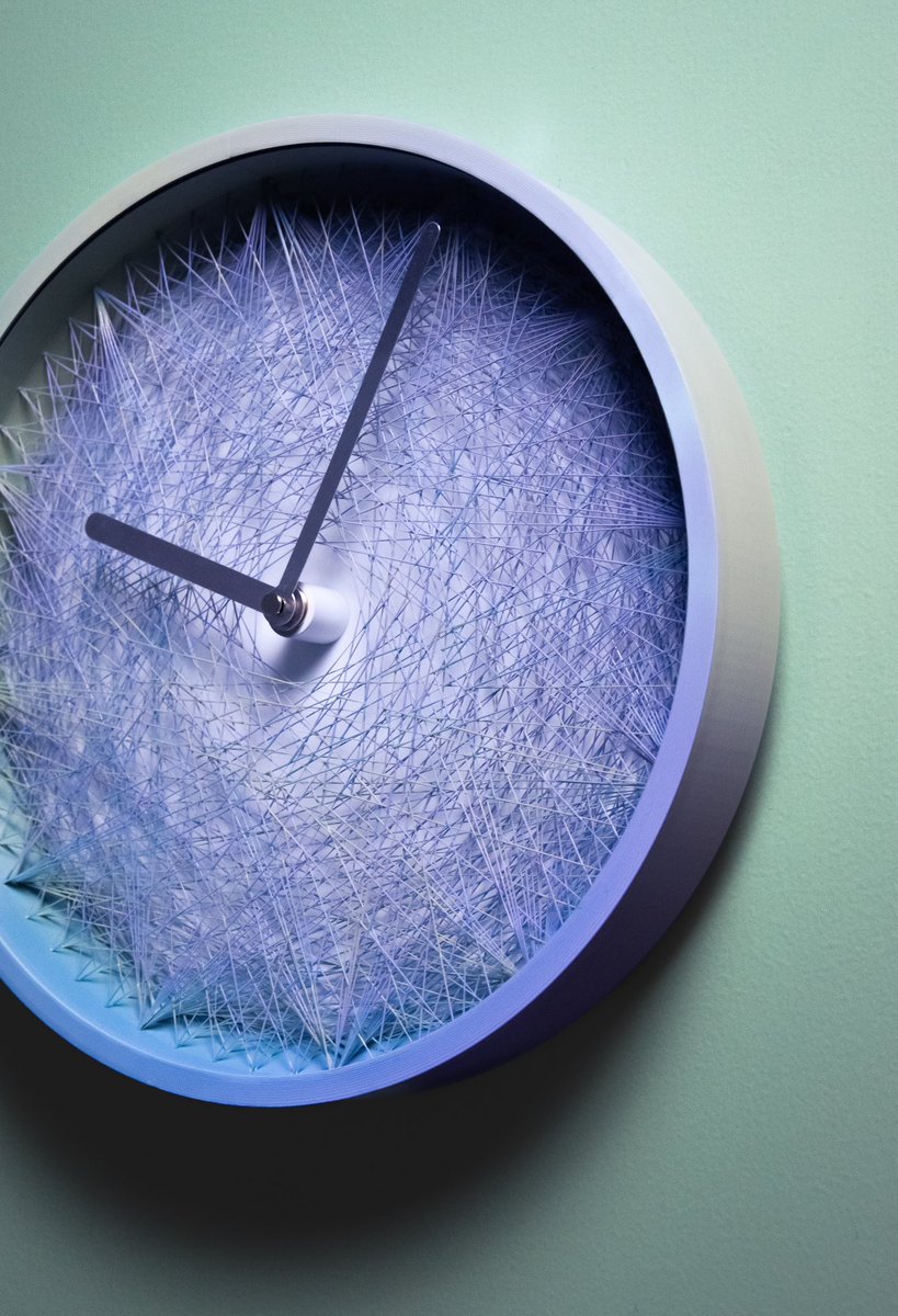 sekisai_design's tweet photo. 明日から「Featured Projects 2023」にて展示をしています。

展示では、新作”Colori Clock”を公開します。3Dプリントによる繊細な糸表現を用いたプロダクトを是非ご覧ください。

事前申込(無料)が必要なため、登録の上お越しください！！ https://t.co/xse1hR9goY