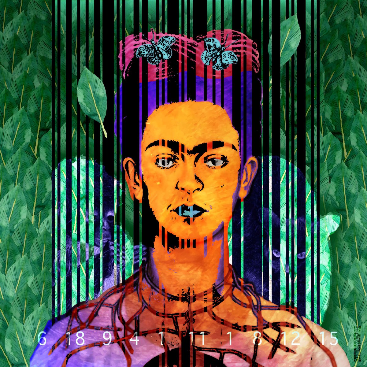 🚀Check out this amazing NFT inspired by iconic artist Frida Kahlo! This unique work is a celebration of Kahlo's cultural heritage and avant-garde vision. ✊#FridaKahlo #NFT #modernart