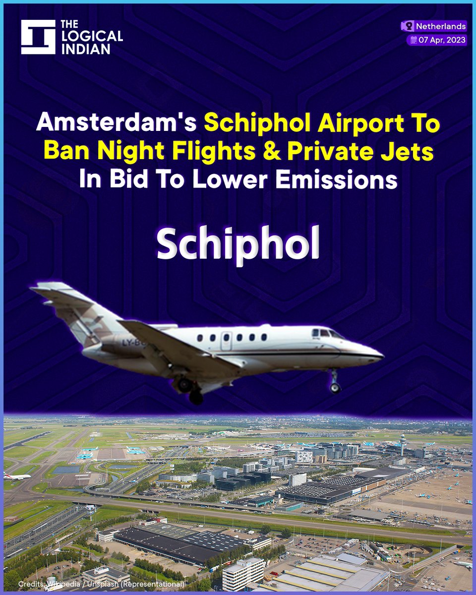 Earlier this week, Amsterdam's Schiphol Airport announced it aims to eliminate overnight flights by the end of 2025, and it also wants to ban private jet flights within specific time periods. 

#amsterdam  #schipholairport  #BanFlights  #privateflights  #LowEmissionZone