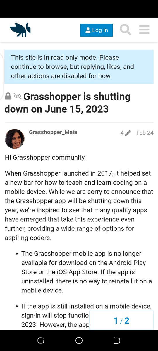 It been a pleasure to work with #grasshopper you made me love #javascript we shall miss you #javascriptCommunity