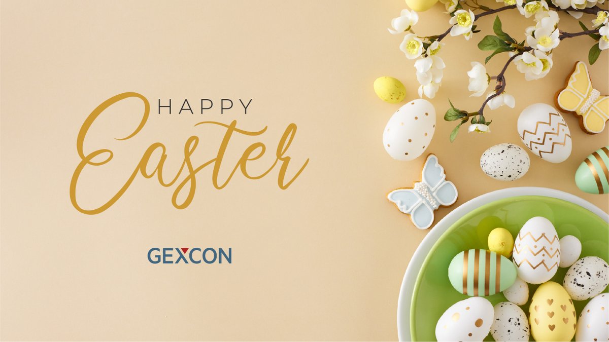 Warmest of wishes to all of our clients and followers at this Easter time. May you celebrate this day with loved ones, and your days are filled with happiness.

From our family to yours, thank you for making Gexcon a part of your journey.
 
#happyeaster #celebrations