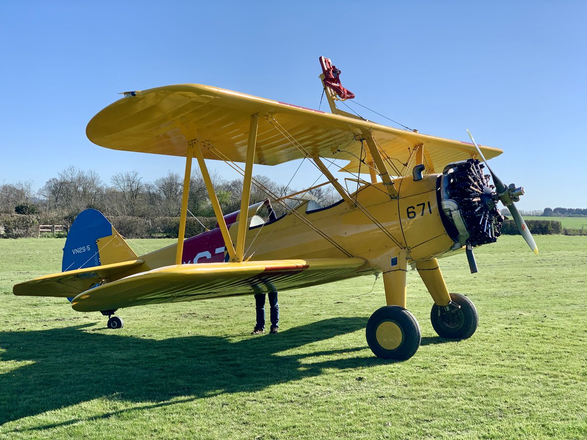 ShuttleworthTru's tweet photo. Wingwalk Buzz will be operating from Shuttleworth today in the Boeing Stearman.
Shuttleworth is open until 5pm today
#wingwalkbuzz #wingwalk #shuttleworth https://t.co/uSnt7XHjP9