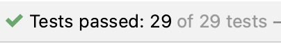 Happiness is seeing this after a huge code reorg.