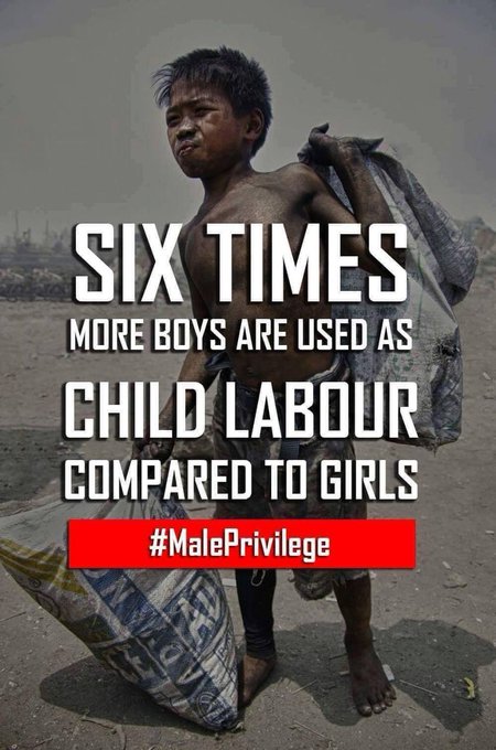 #maleprivilege #malechild #childlabour