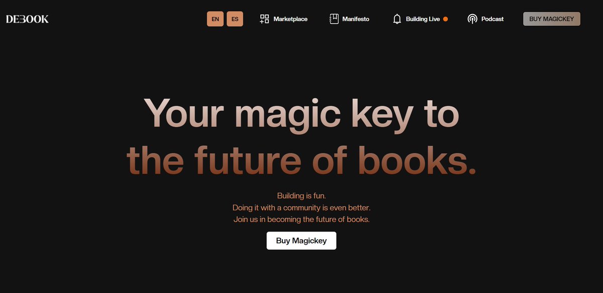 sideprojectors's tweet photo. Side project showcase - check out DEBOOK - From books to ebooks to debooks - https://t.co/G7wV4ZbOtq @sideprojectors #sideproject #makers #entrepreneur #debook https://t.co/I9aUrVYrlM