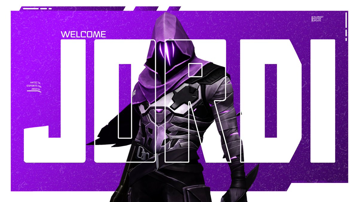 AnticESC's tweet photo. [#ANTCVAL] 

Immediately @Merzah_ will be moved to the bench! 
Saying that we are more than happy to welcome @Jordivalo to the #ANTCVAL roster!
The future is looking bright for Antic with this new addition to the pack🐺 

#AnticArmy | #Untamed https://t.co/TNFsAtszjS