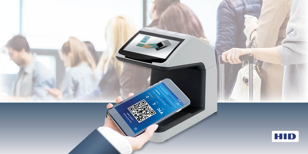 HIDGlobal's tweet photo. Q: Why do #airline gate agents like the HID BGR700 boarding gate reader?

A: They can simultaneously view info on the boarding pass &amp; the LCD display because its innovative design enables 2D barcoded #BoardingPasses to be presented face up.

Learn more.

https://t.co/P3cdtLHPud https://t.co/tQr3DKFE00