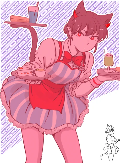 今日のらくがきバイトする若ペラさん 