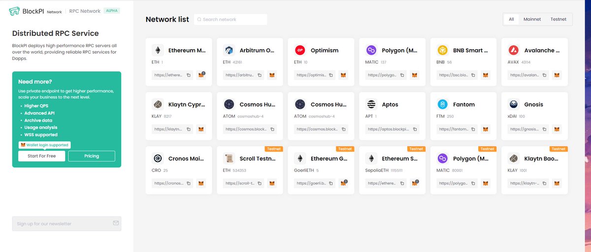sharia_lls's tweet image. #BlockPI has deployed high-performance RPC servers worldwide to offer dependable RPC services for Dapps. 
public.blockpi.io
#publicrpc