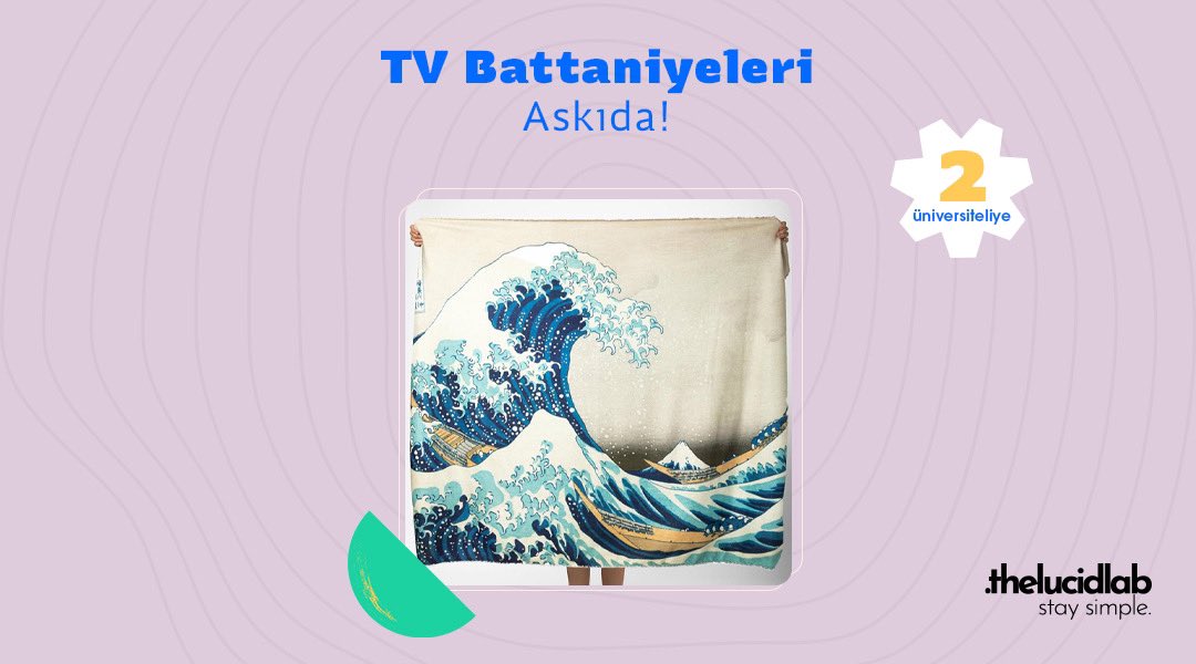 askidanevar's tweet photo. Askıda @thelucidlab desteğiyle “TV Battaniyesi” var! RT'leyen 2 üniversiteliye hediye! https://t.co/JdRuynZS7M