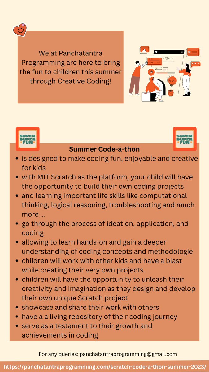 Sign up for the Creative Coding Code-a-thon, coming up April-May 2023 Are you looking for a fun and engaging way to introduce coding to your kids Or take them to the next level? #Scratch #KidsCoding