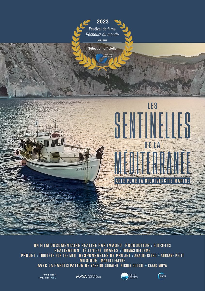 BlueSeeds est fière que le #documentaire Les Sentinelles de la Méditerranée, réalisé par Félix Vigné pour le réseau Together for the Med, ait été sélectionné par le Festival de films Pêcheurs du monde @FestiPecheurs ! Visionnez-le ici : 👉 youtu.be/AbsNfmTekmw