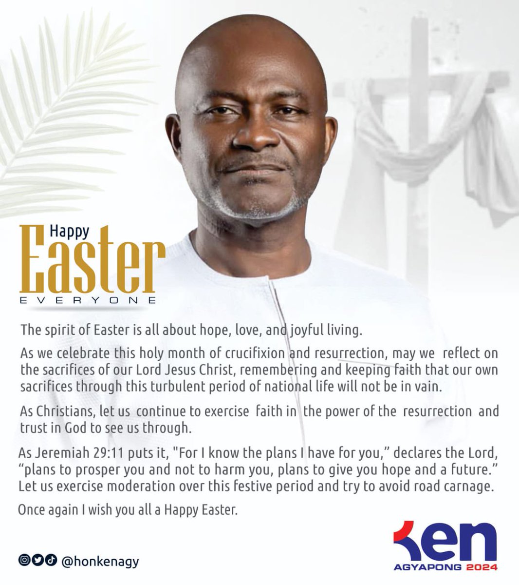 The spirit of Easter is all about hope, love and joyful living. Happy Easter.
#eastergreetings #straighttalkingken #kenislistening