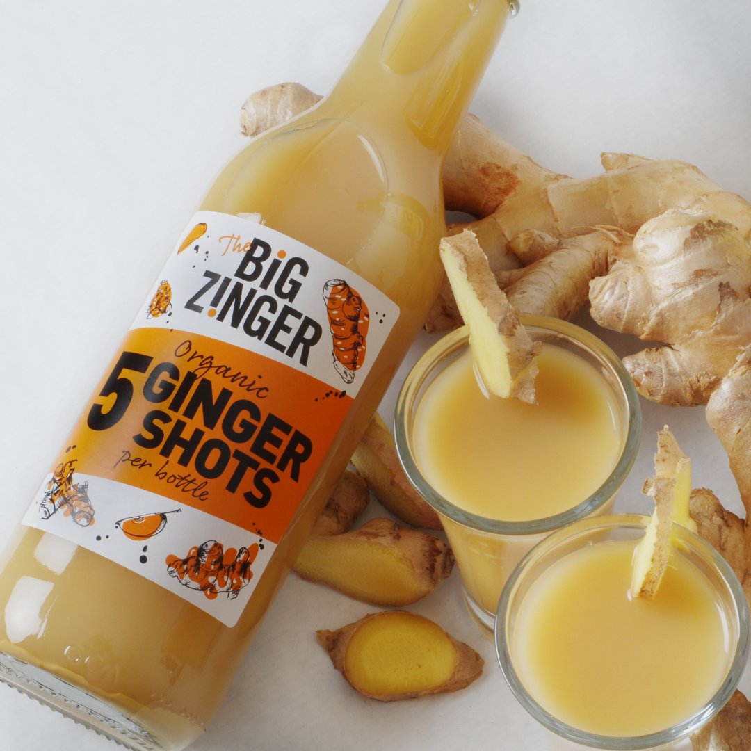 Ginger is widely recognised for its health benefits. Why not start a new habit this #worldhealthday with a Ginger Shot everyday for the next 5 days. Simply buy our Big Zinger bottle for 5 shots in one. 

#worldhealthday #worldhealthday2023 #worldhealthorganization #worldhealth