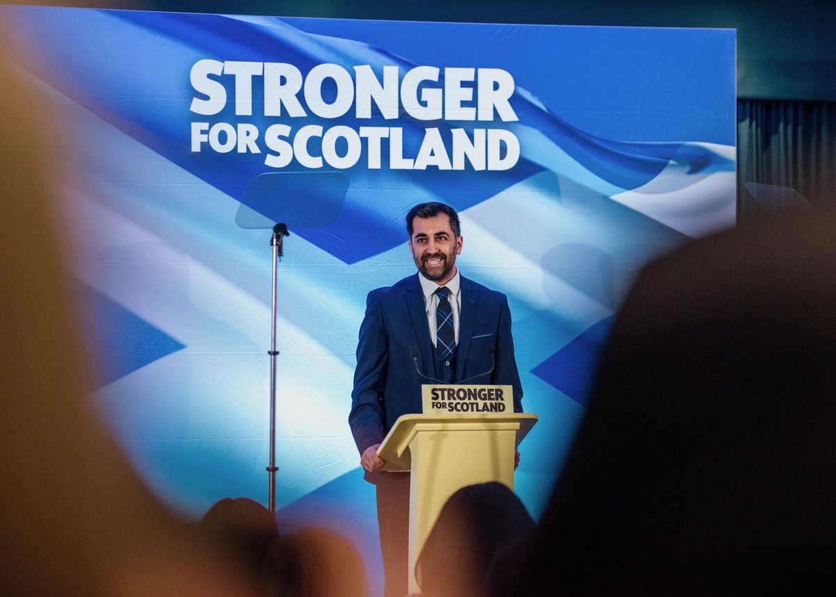 theSNP's tweet photo. In his first full week as your First Minister, @HumzaYousaf announced:

🩺 £1m of support  for GP practices to help tackle health inequalities
⚽️ £15m funding to deliver free after school and holiday clubs across Scotland
💨 £25m investment to support North East’s Just Transition https://t.co/8oelOvpOF0