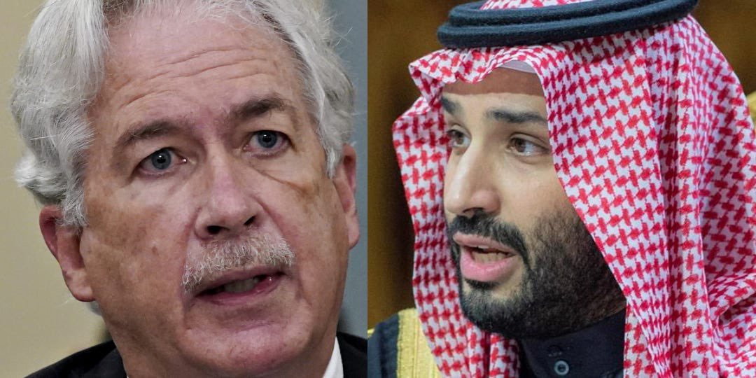 GUnderground_TV's tweet image. CIA Director William Burns made a trip to Saudi Arabia🇸🇦 where he expressed frustration at Saudi Arabia’s peace deal with Iran🇮🇷, brought about by China’s🇨🇳 mediation efforts. (WSJ)

The US quite literally furious at the breakout of peace and stability in the Middle East?