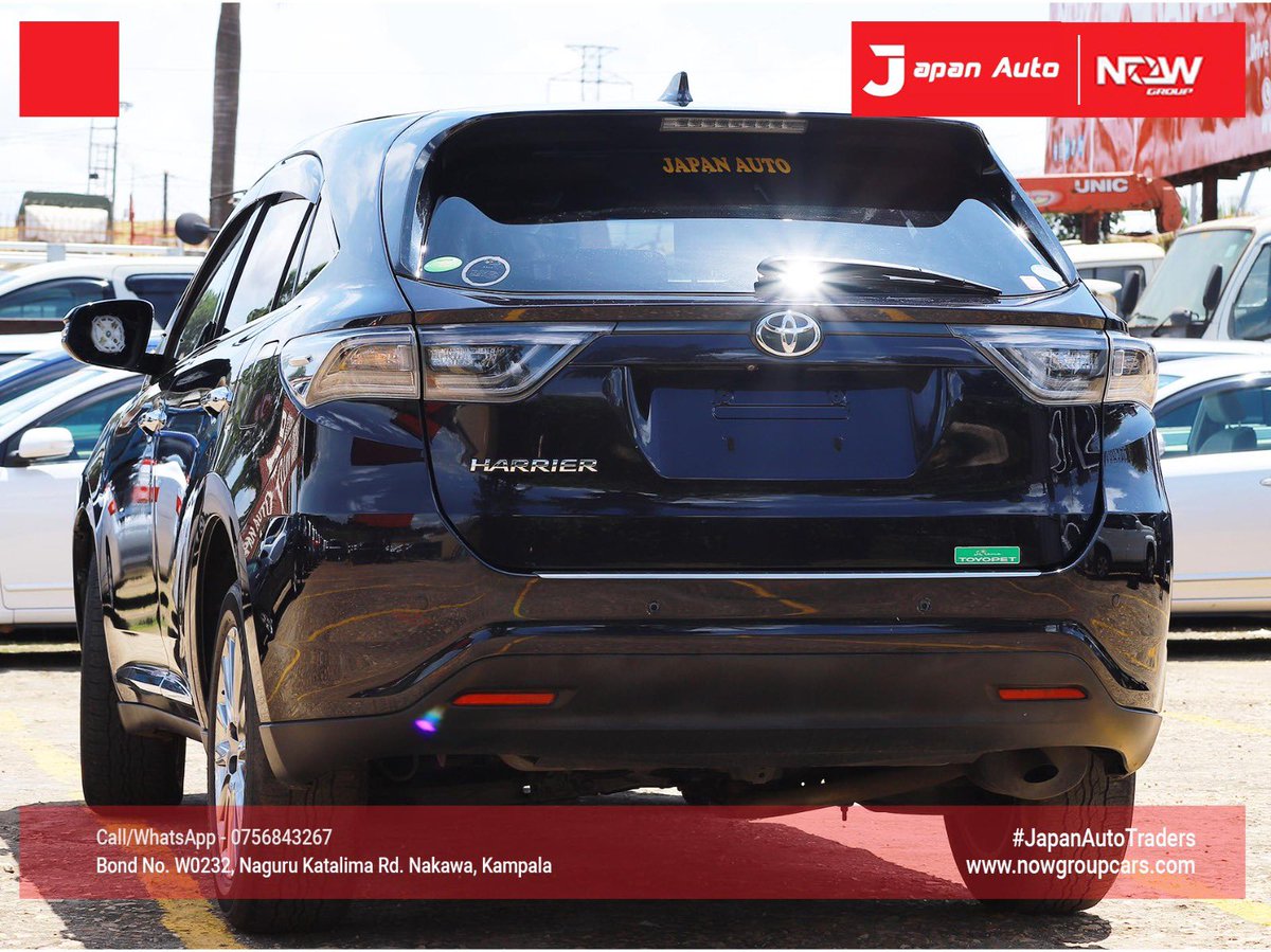 Japanautotrader's tweet image. In Stock, Toyota Harrier 2015.
Call or WhatsApp us on 0756843267 or visit nowgroupcars.com #nowgroupcars #japanautotraders #kampalarides #safecars #Uganda #luxurycarsforsale #instagramcars #tiktokcars #snapchatcars #kampaladealership #toyotaharrier