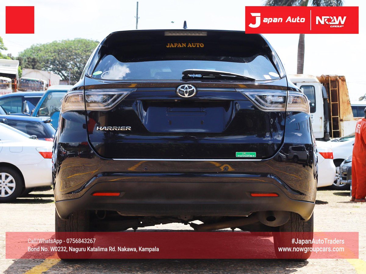 Japanautotrader's tweet image. In Stock, Toyota Harrier 2015.
Call or WhatsApp us on 0756843267 or visit nowgroupcars.com #nowgroupcars #japanautotraders #kampalarides #safecars #Uganda #luxurycarsforsale #instagramcars #tiktokcars #snapchatcars #kampaladealership #toyotaharrier