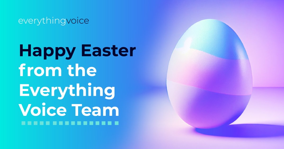 The team here at Everything Voice would like to wish you all a Happy Easter. 
#Easter #Goodfriday