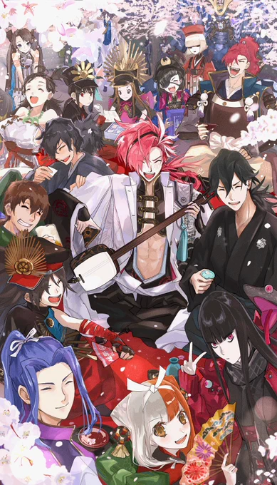 『桜に幕』ありがとう、次のぐだぐだでもよろしくね社長! #FGO 