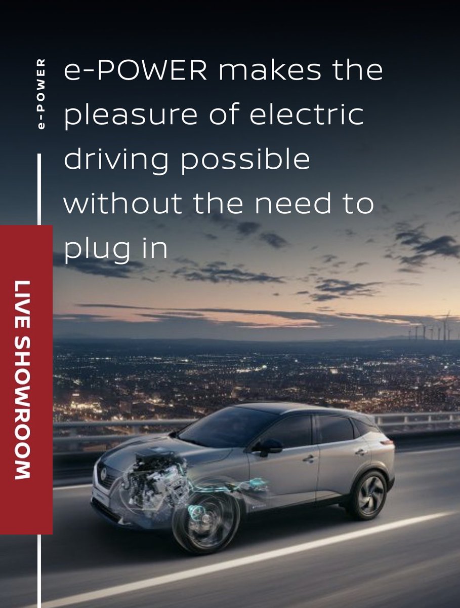 <a href="/NissanUK/">NissanUK</a> <a href="/NissanEurope/">Nissan Europe</a> <a href="/NissanUKPR/">Nissan UK PR Team</a> I am speechless🤦‍♂️this advert is appalling.E-Power is NOT an electric car,it is 100% powered by fossil fuels. Why the ridiculous Anti-EV photos of an exploding power line &amp; curb full huge sparking cables,so sad.
Nissan you are better than this🤷‍♂️