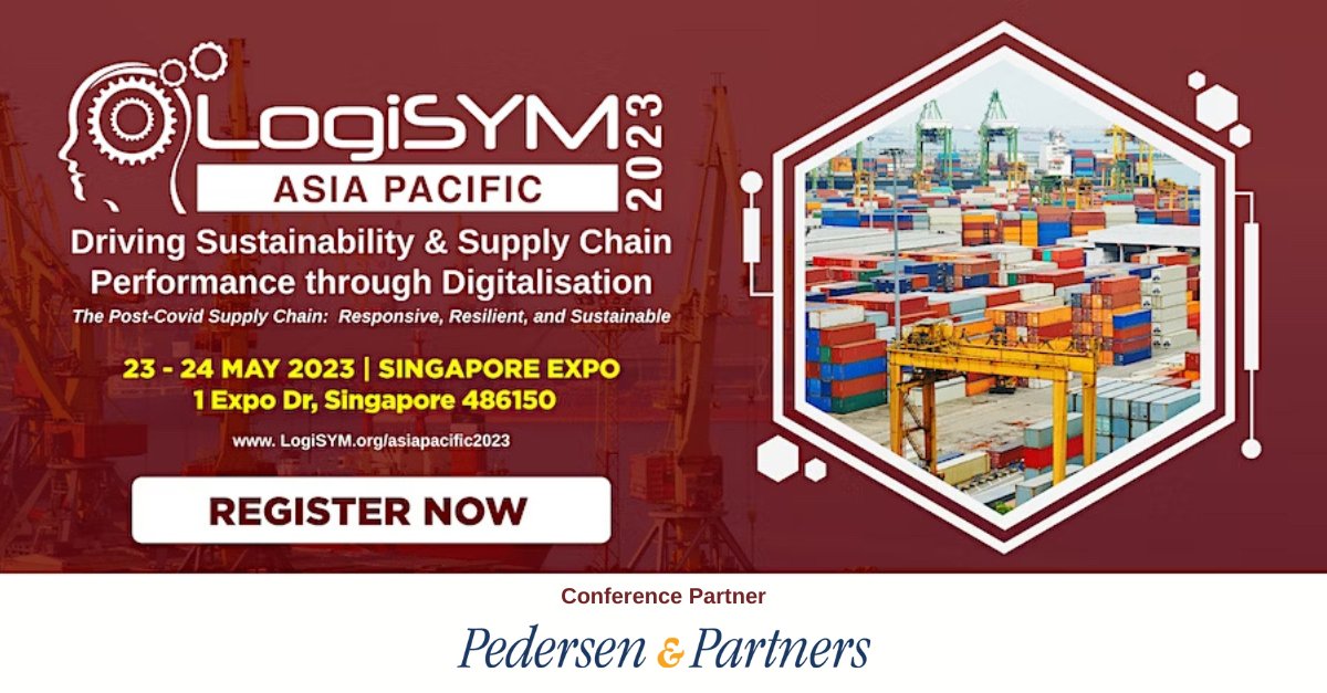 Pedersenptnrs's tweet image. We continue our long-term partnership with LogiSYM as conference partners for #LogiSYM #APAC 2023. Driving #Sustainability &amp;amp; #SupplyChain Performance through #Digitalisation/ The Post-Covid Supply Chain: Responsive, Resilient, Sustainable. Info / Register: logisym.org/asiapacific202…