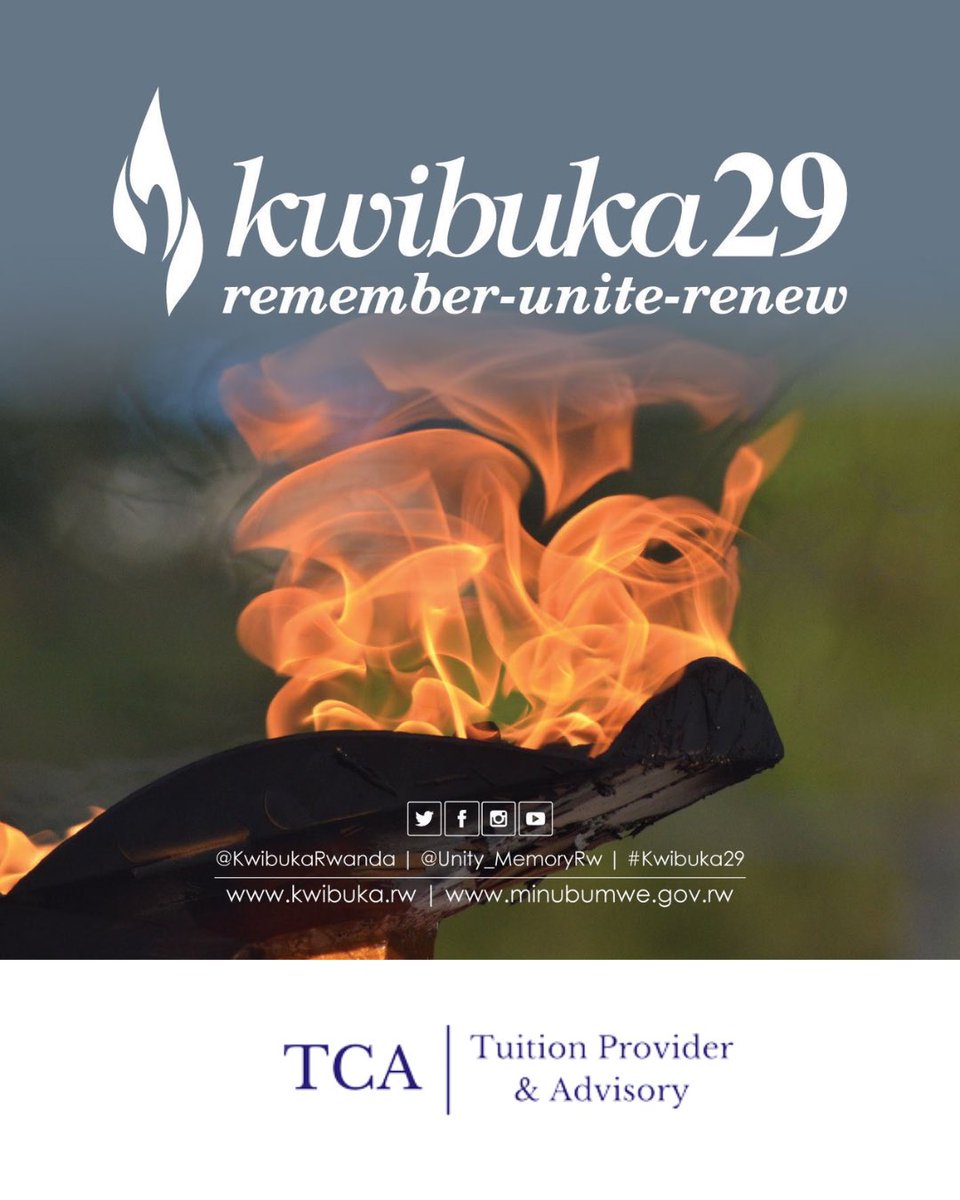 TcaRwanda's tweet photo. 🕯️ #Kwibuka29 https://t.co/149StBad1F