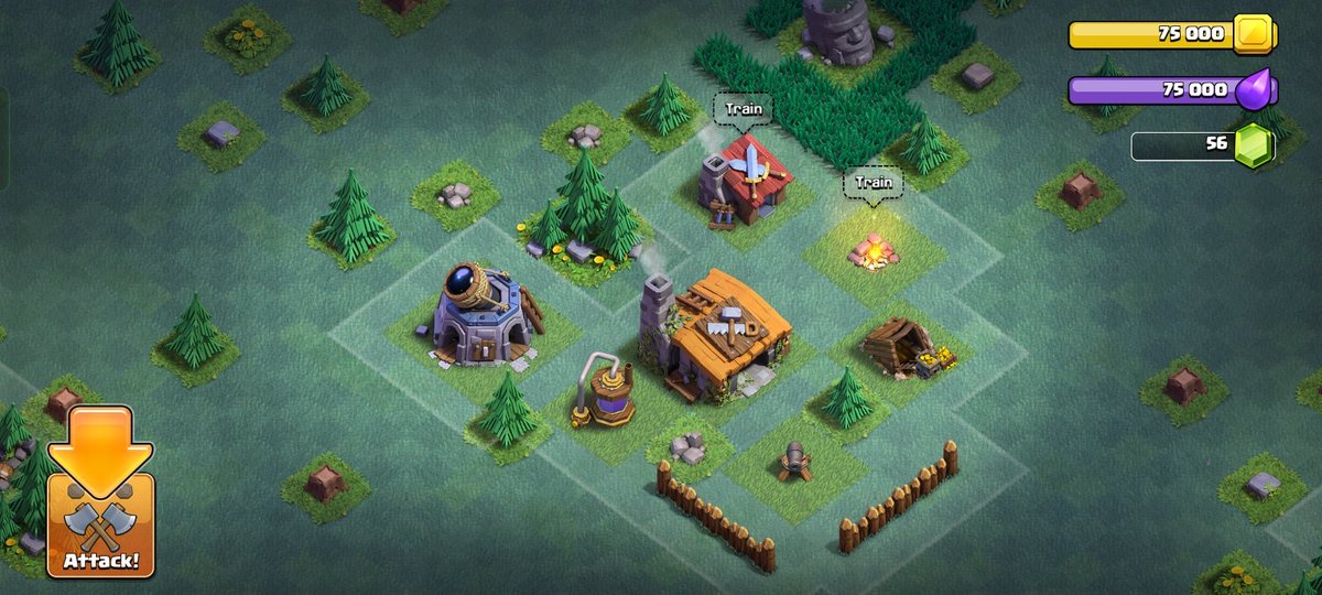 Fazrullllll's tweet photo. @ClashofClans Hi. Why my coc account cannot train a troop &amp; dont have menu setting? Anyone can help me? https://t.co/Et8g0A9RLk