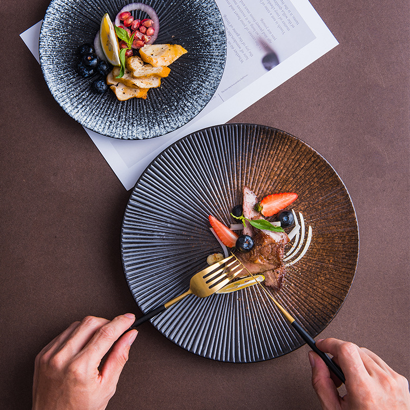BackRiverInc's tweet photo. Western steak, plate beautiful, simple but not yet exquisite, a brush painting reveals a strong Japanese calm atmosphere.

For more information: https://t.co/rNsMWLvnM0

#tablewareset #stoneware #bowl #cup #mug #porcelain #tableware #dinnerware #flower #ceramic #tablescape https://t.co/n0xA8jN4qf