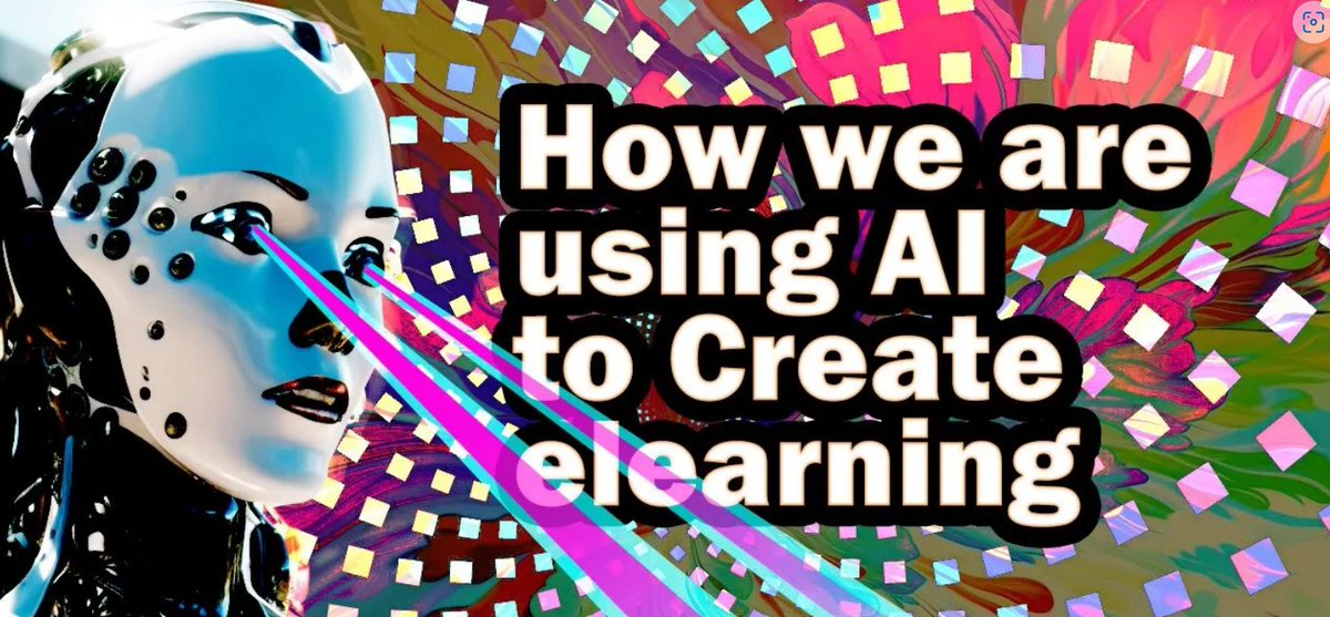 emilrw's tweet photo. How we are using AI to Create eLearning. An insight into how you can use tools to create elearning in a fraction of the time.
https://t.co/DPAaqlSjKY #AIEdtech #ArtificialIntelligence #EdTech #AI #openelms.ai #openelms #openelms_ai #chatgtp #d-id #midjourney #descript https://t.co/KQi2ZkLWoe
