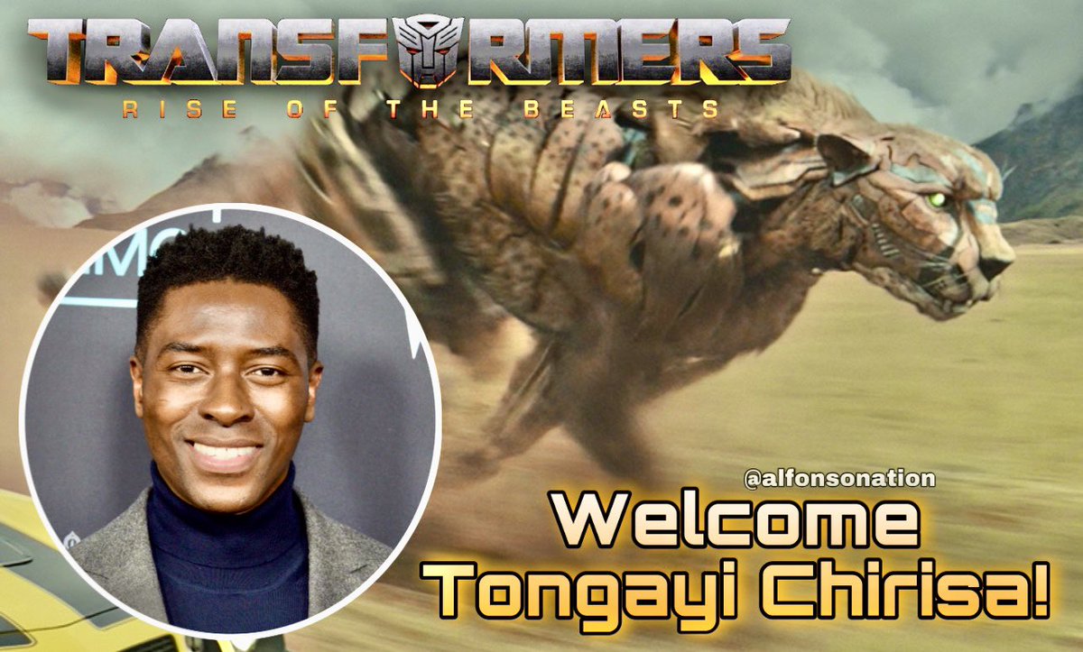 Hollywood based actor Tongayi Arnold Chirisa has been confirmed as Rise of the Beasts voice actor Cheetor in #Transformers: Transformers: Rise of the Beasts will take audiences on a ‘90s globetrotting adventure and introduce the Maximals, Predacons, and Terrorcons...