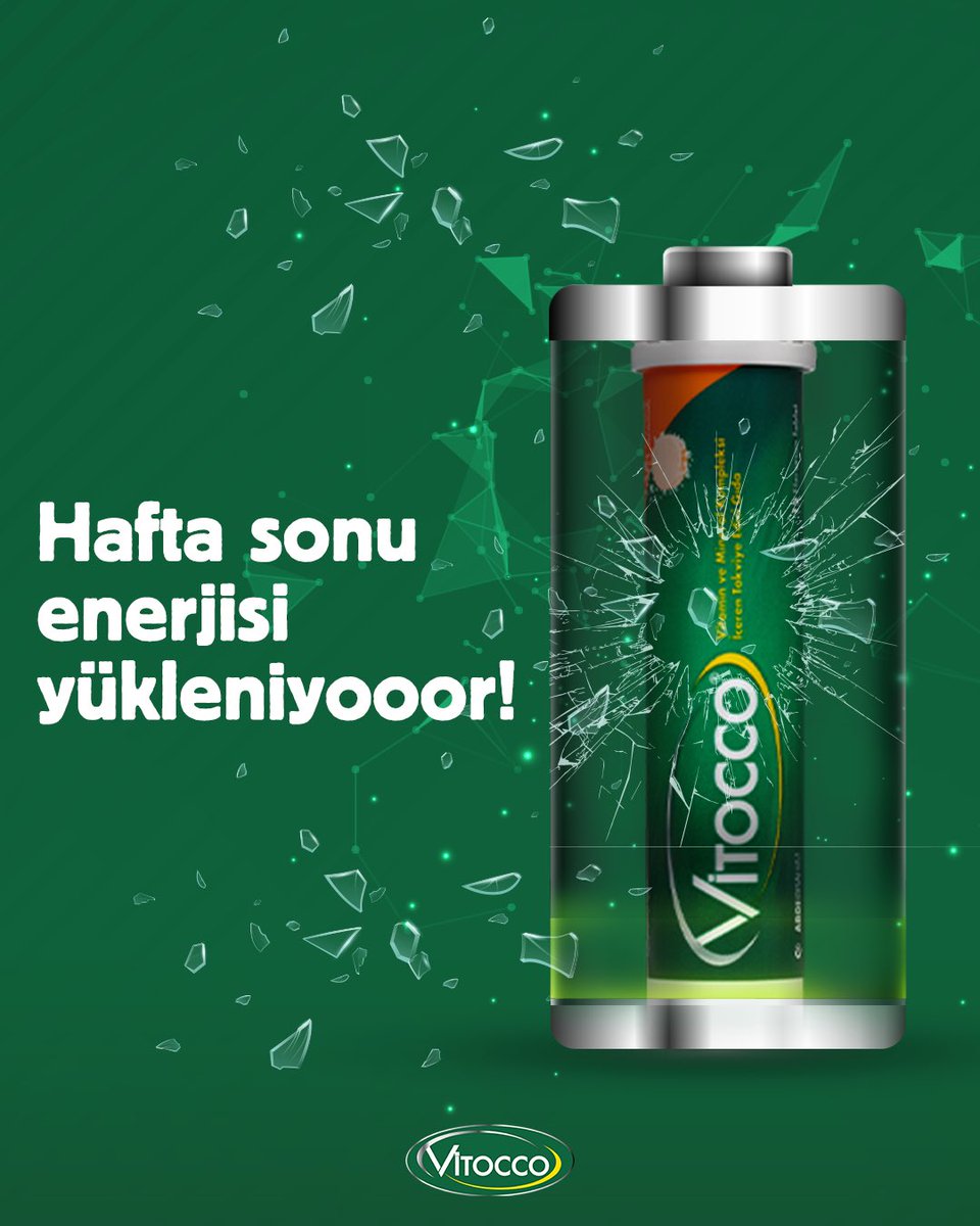vitoccotr's tweet photo. İçeriğindeki B2, B3, B5, B6, B9, B12 vitaminleri ile yorgunluk ve bitkinliğin azalmasına katkıda bulunan Vitocco ile hafta sonunu benzersiz yaşa! ⚡

#Vicotto #VitoccoBoost #TakviyeGıda #Vitamin #Enerji https://t.co/18laYpVKxA
