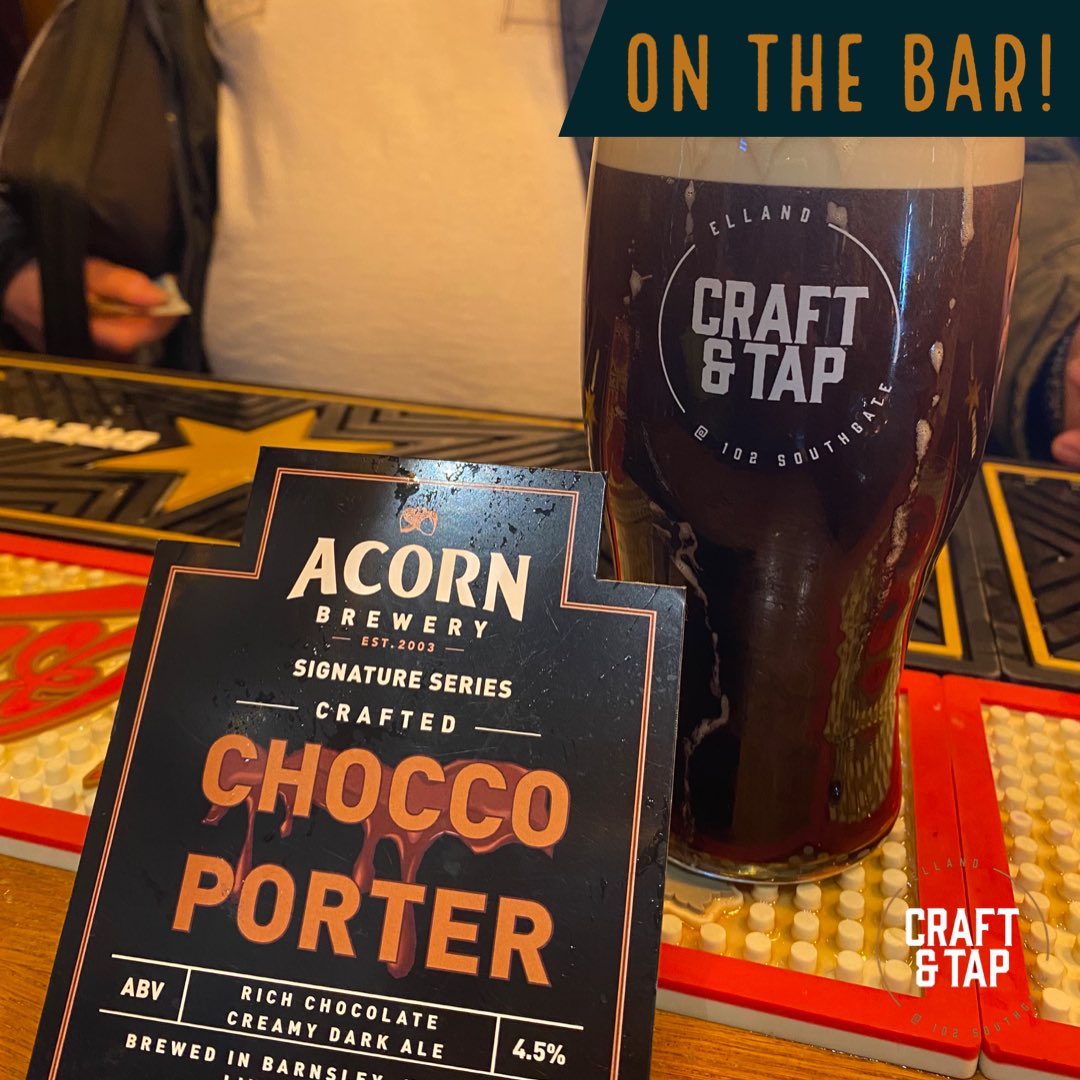 Anyone with a sweet tooth? We’ve got some chocolatey treats on the bar this Easter with Chocolate apple cider from <a href="/lilleyscider/">Lilley's Cider</a> and Choco Porter from <a href="/AcornBrewery/">Acorn Brewery</a> 🤩

#ellandcraftandtap #elland #micropub #realale #realalepub #pub #beer #easter #bankholiday