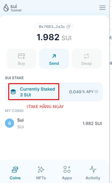 tranthanhbk's tweet photo. Bước 7: Daily active trên Hệ sinh thái Sui 👍 

Trình tự: 
1/ Hằng ngày AE vào Faucet 3 Sui

2/ Trích 2 Sui Stake trên ví 

3/ 1 Sui còn lại tiếp tục săn freemint các con hàng của Tocen, Souffl3, Bluemove 

4/ Săn retro hệ Domain trên $Sui tại các trang:

a. https://t.co/r51sW5y5Rj
b.https://t.co/fwLcl2kay3
c. Mint tên miền:
 Kết nối ví -> Đặt tên Domain cho riêng mình -> Mint trên mạng Sui Testnet

Bonus: Sử dụng ví Ethos , ví Suiet để tìm thêm các ứng dụng tăng TX.