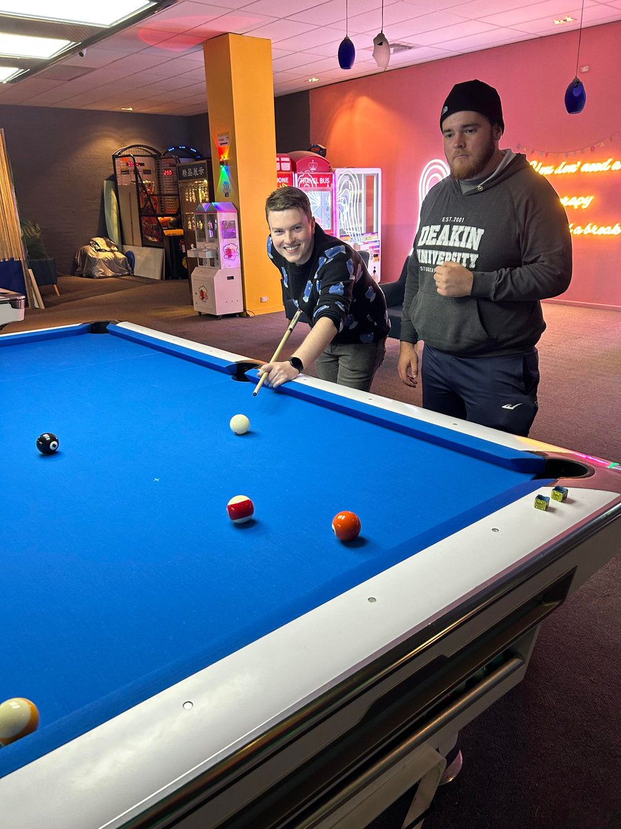 WhitehorseRAC's tweet photo. We had so much fun having a go at Pool at Legend Billiards Club last Friday!
#pool #Whitehorse #WhitehorseRotaract #RotaractAustralia #Rotaract #MakingADifference #HelpLearnEnjoy #Rotary #RotaryInternational #BeTheChange #PeopleOfAction #BetterTogether https://t.co/UGuIHLWpuW